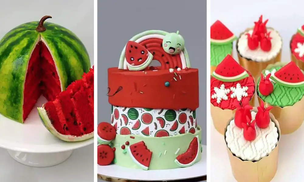 کیک شب یلدا برای مدرسه