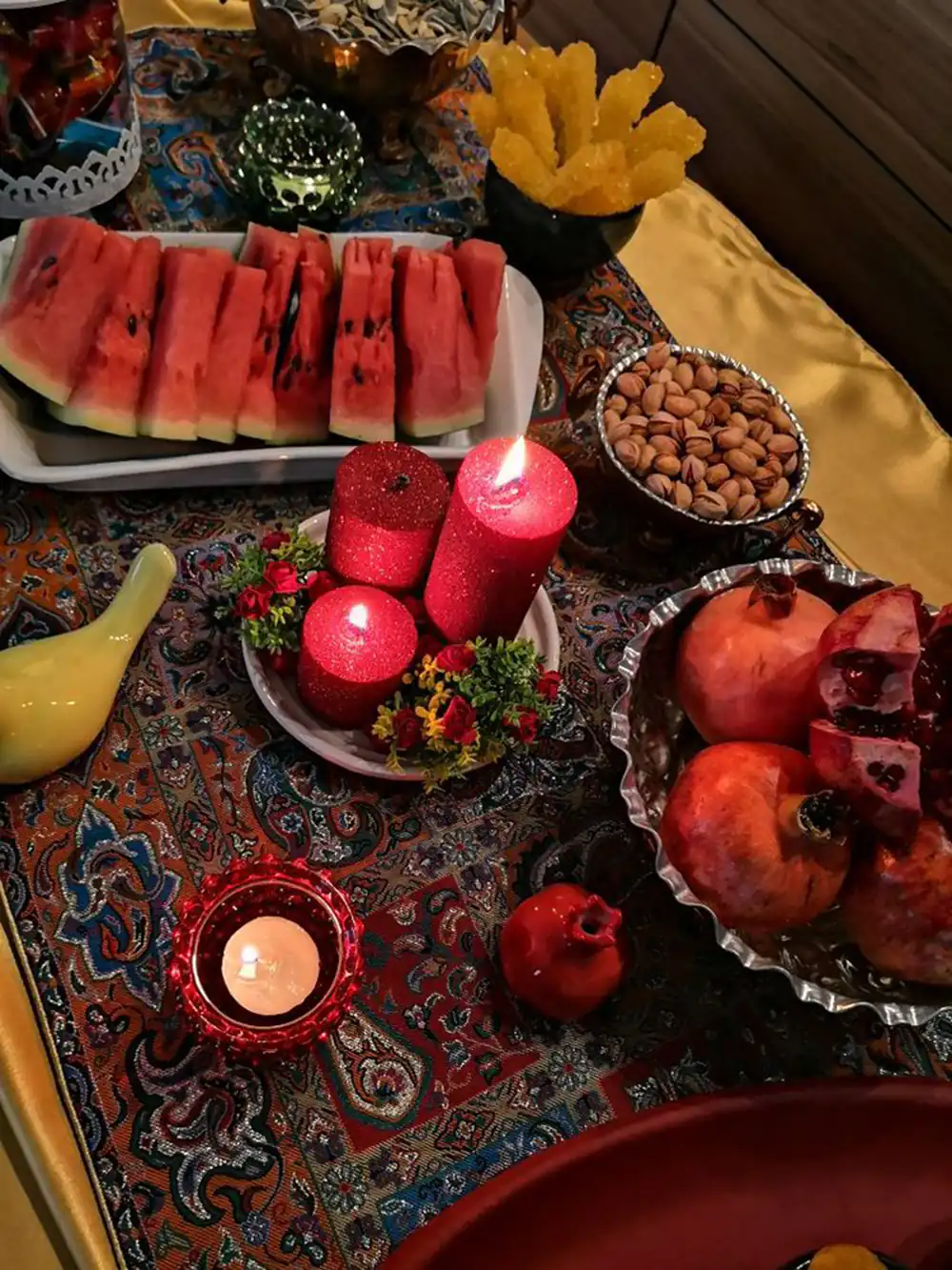 دکور یلدا در منزل