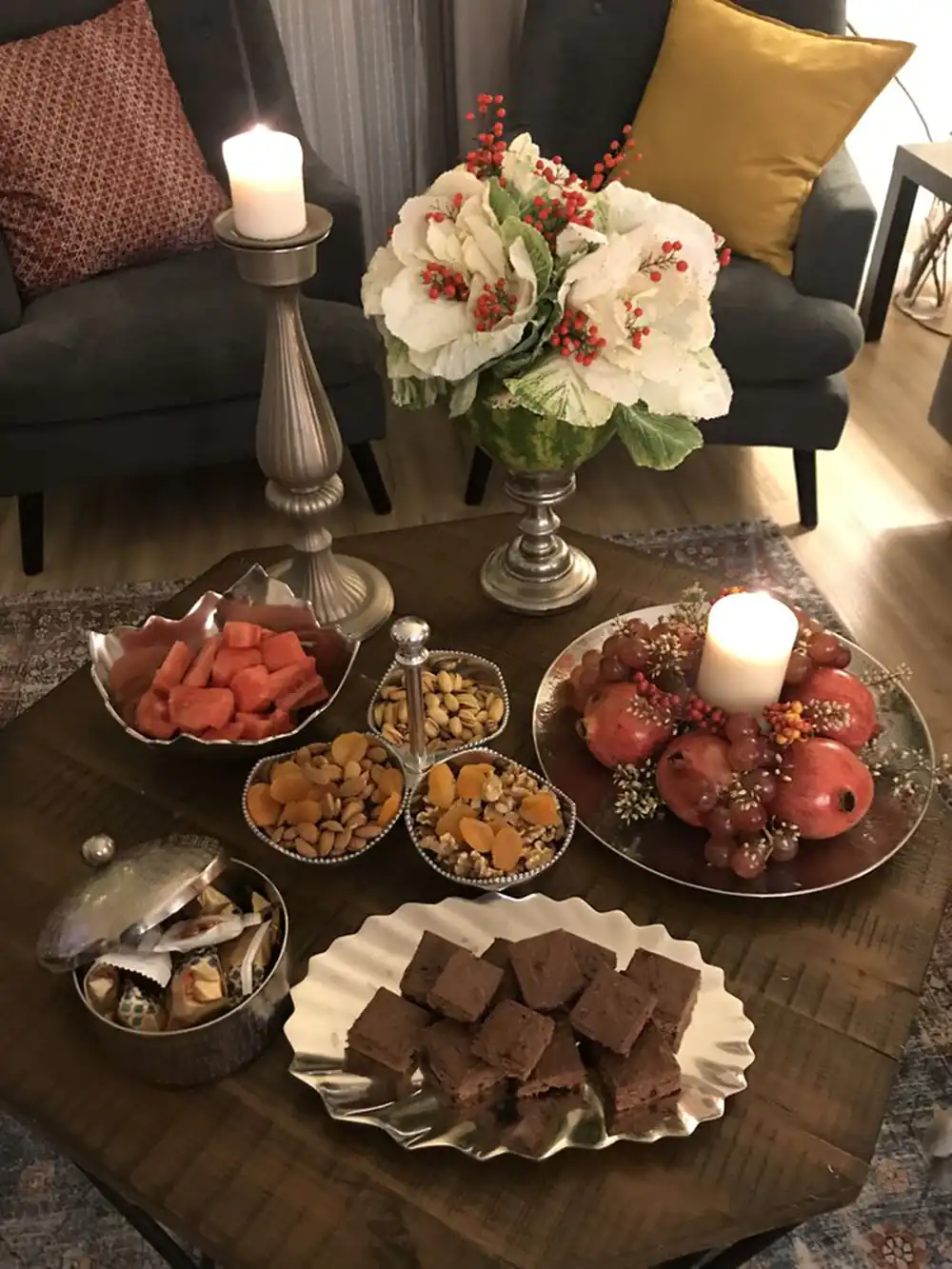 دکور یلدا در منزل