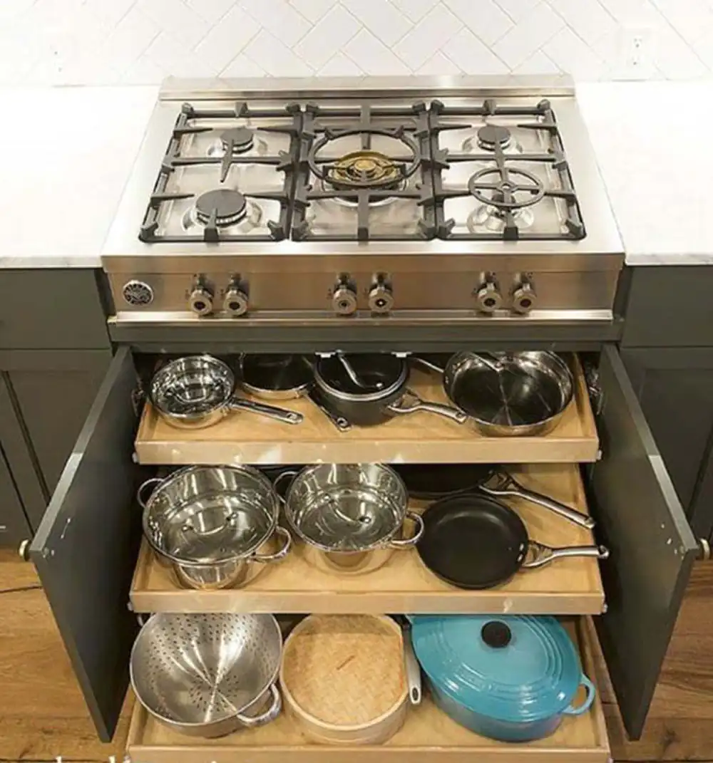 جدیدترین مدل کابینت زیر گاز صفحه ای