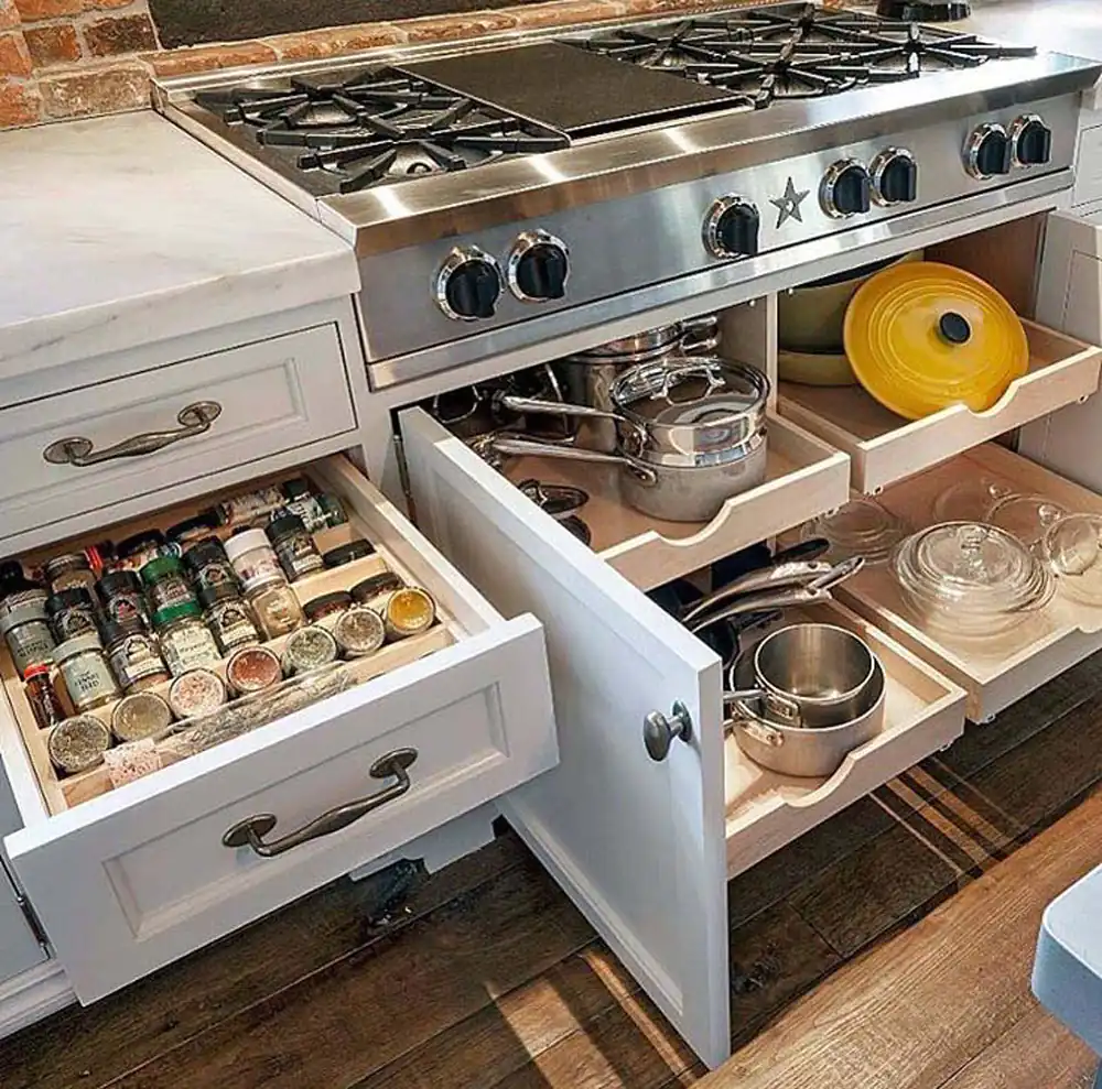 جدیدترین مدل کابینت زیر گاز صفحه ای