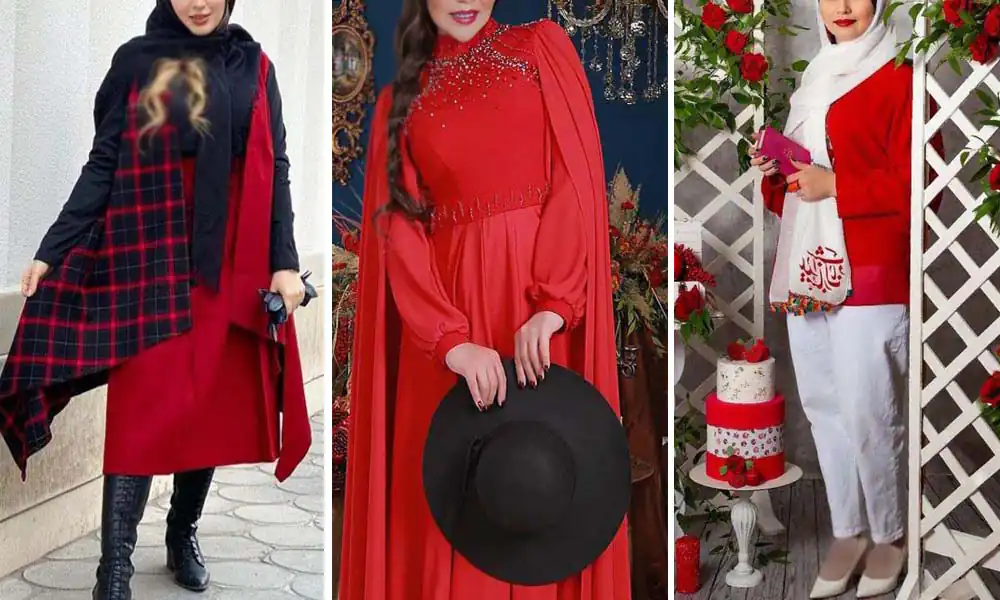 لباس یلدایی زنانه