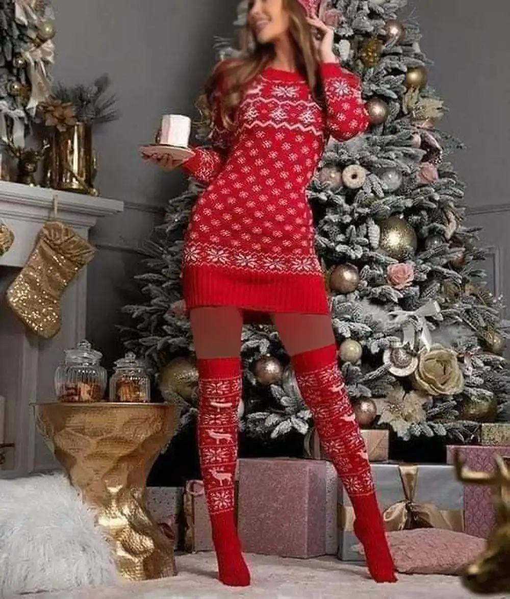 مدل لباس کریسمس زنانه