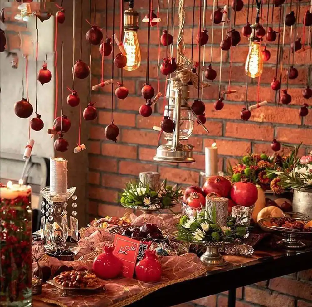 سفره شب یلدا امسال