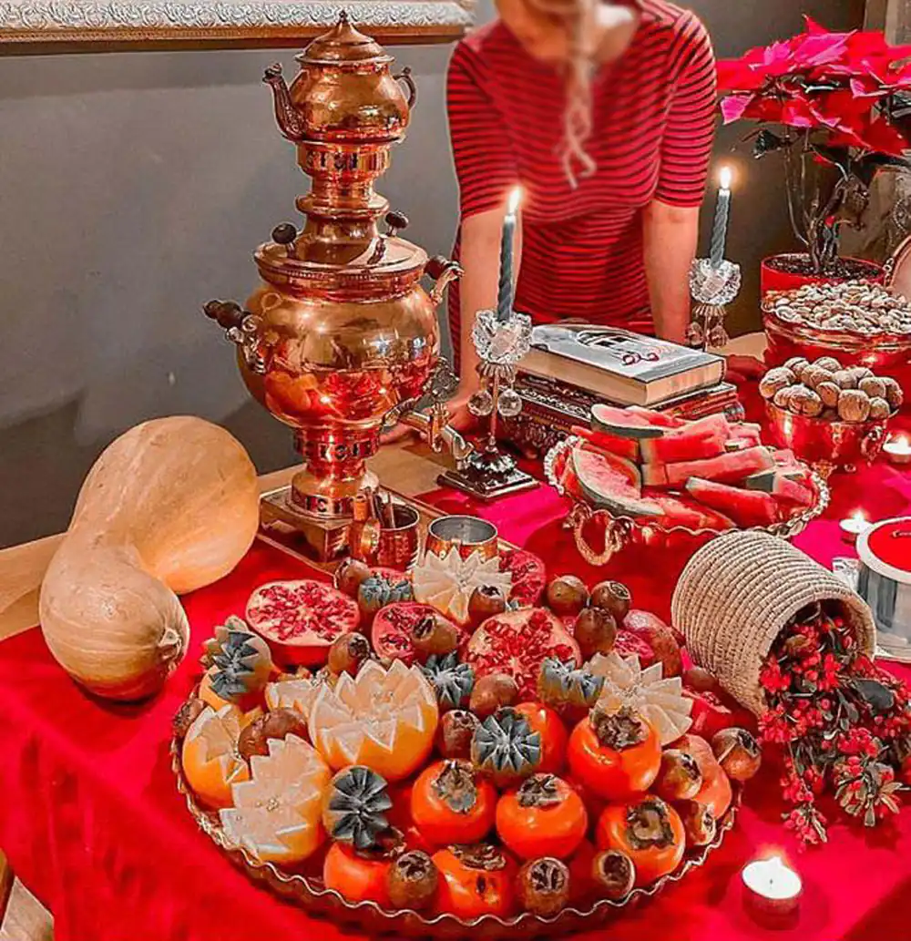 سفره شب یلدا امسال