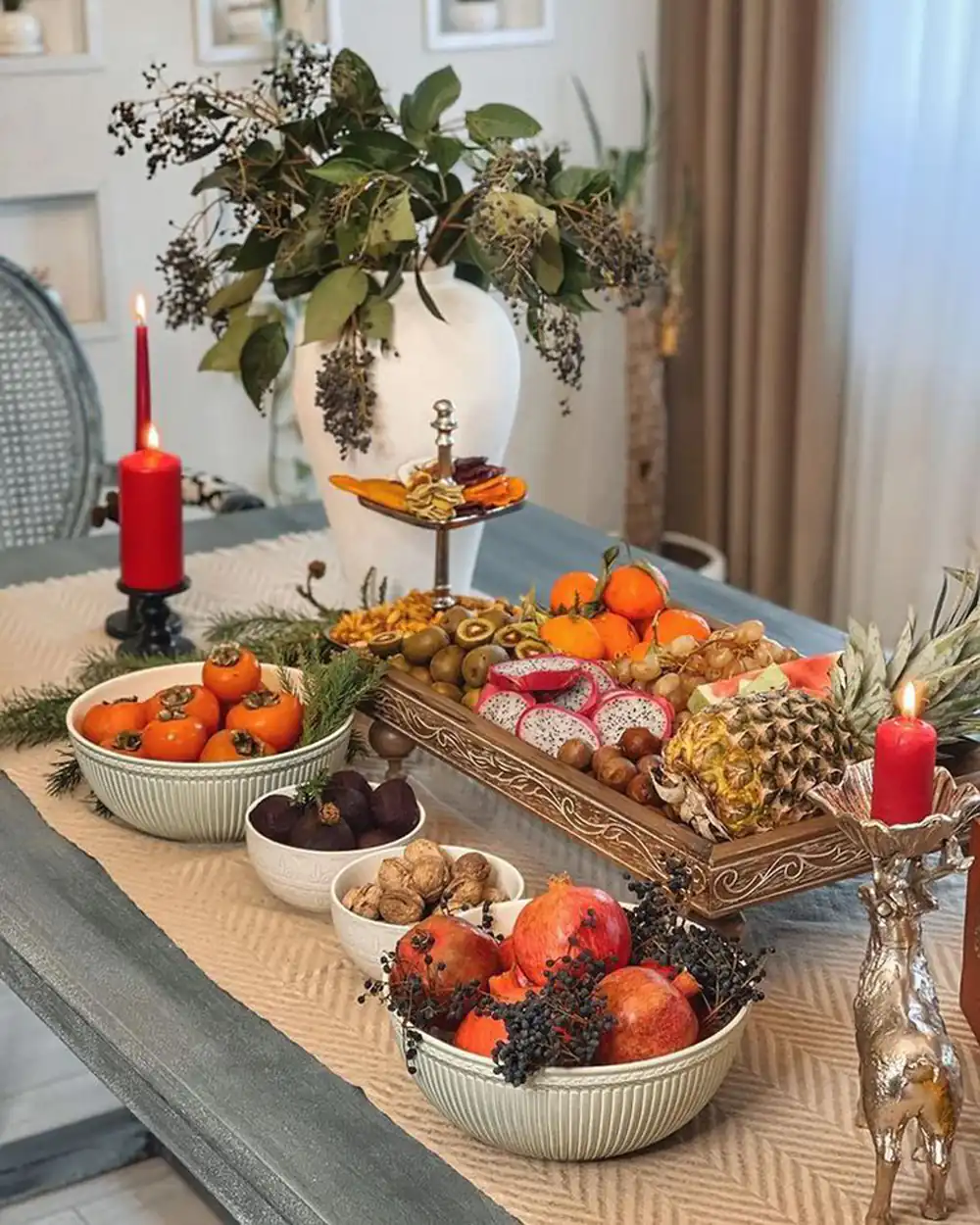 سفره شب یلدا امسال