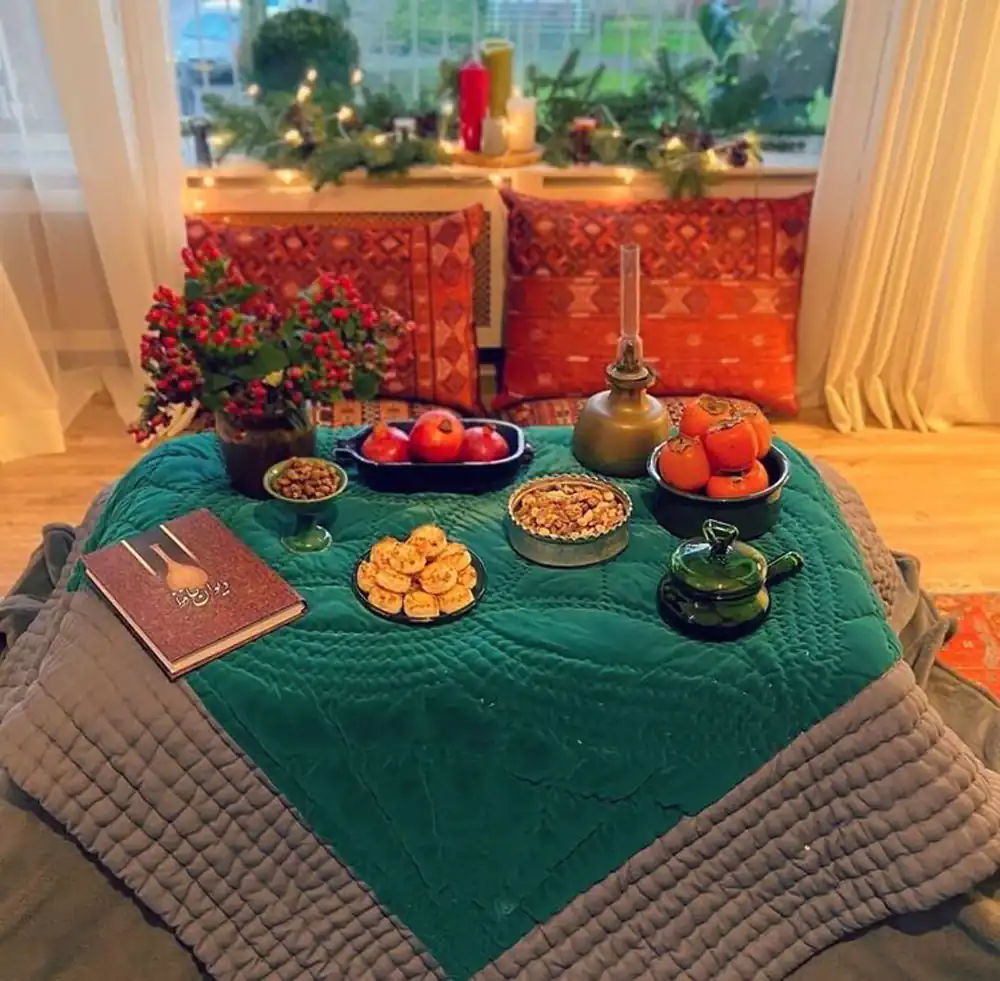 سفره شب یلدا امسال