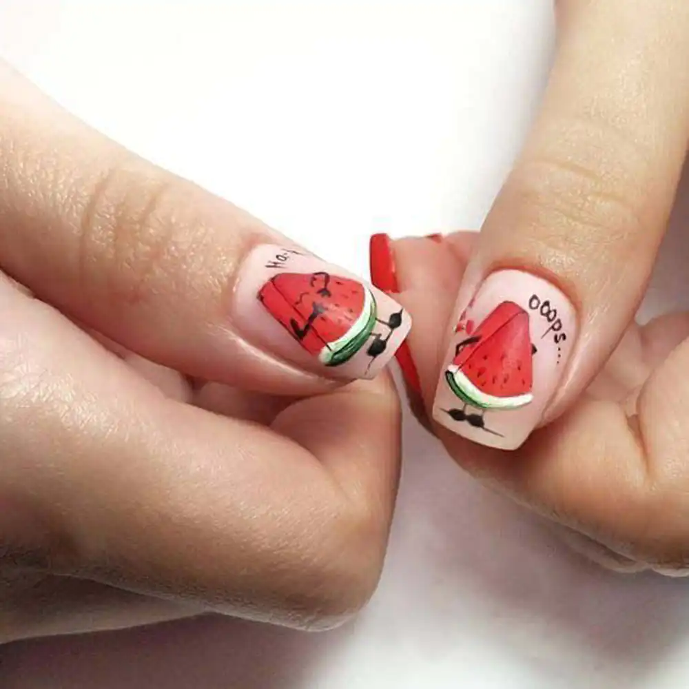 طراحی ناخن یلدایی جدید