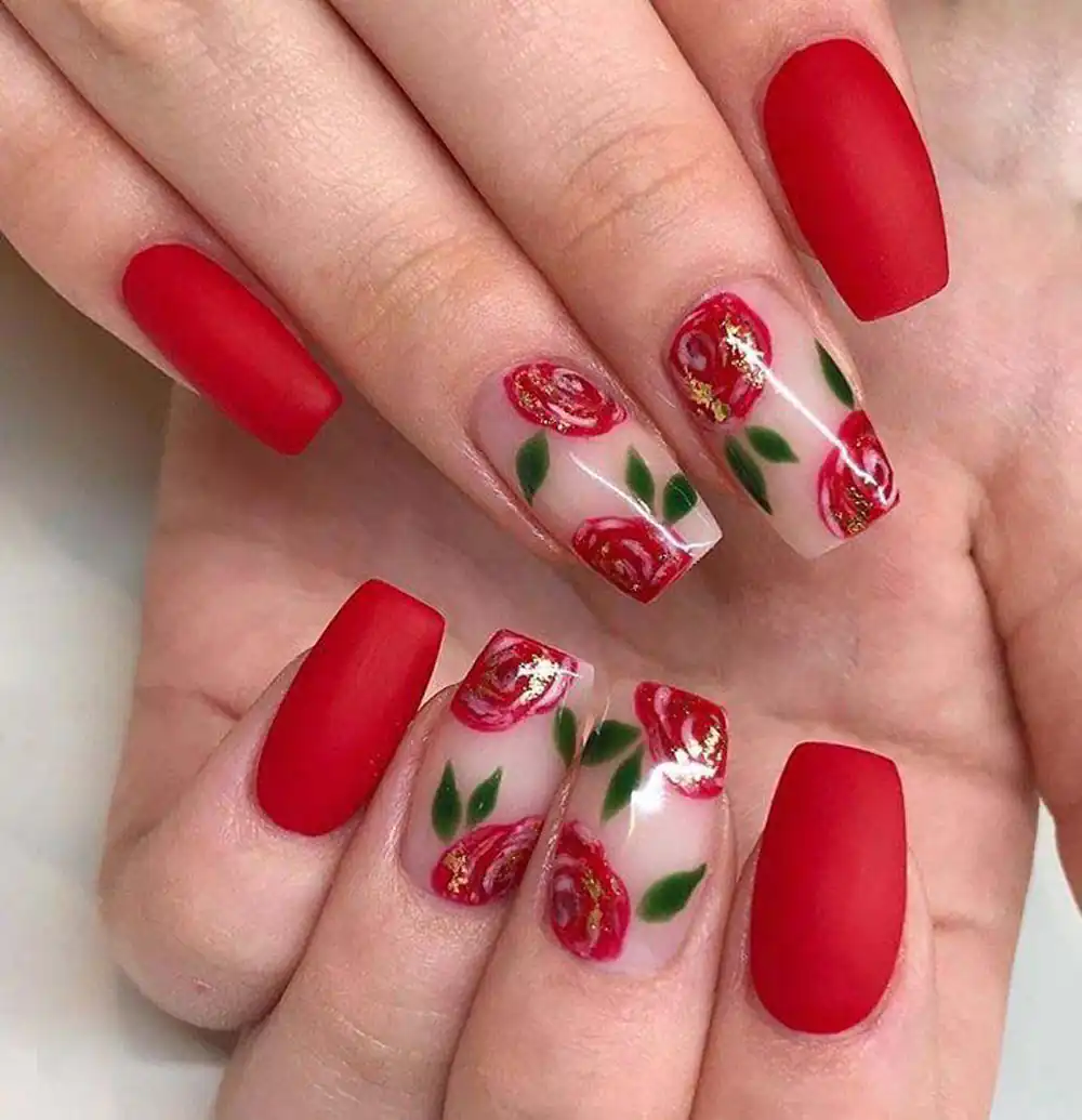 طراحی ناخن یلدایی جدید