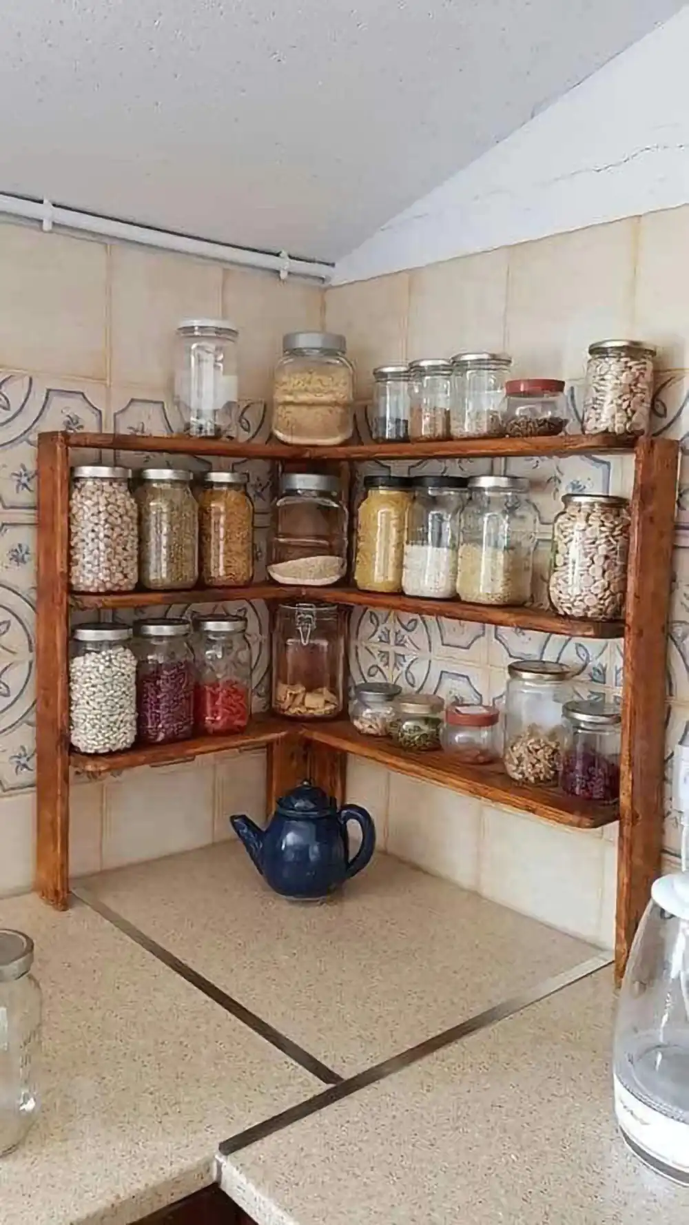 تزیین آشپزخانه با وسایل ساده