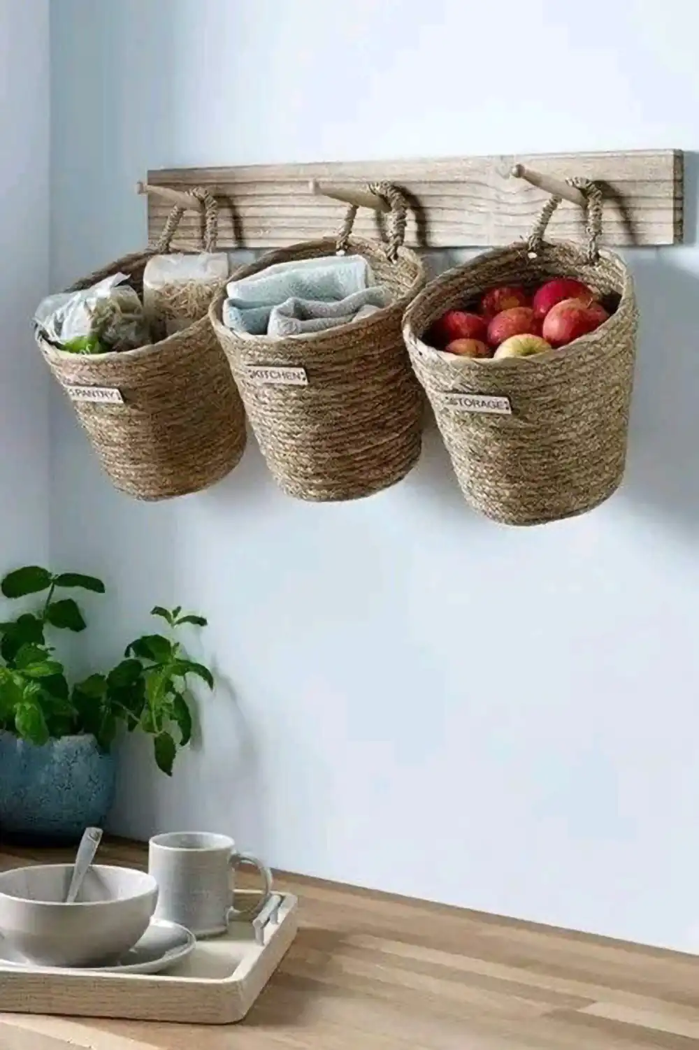 تزیین آشپزخانه با وسایل ساده