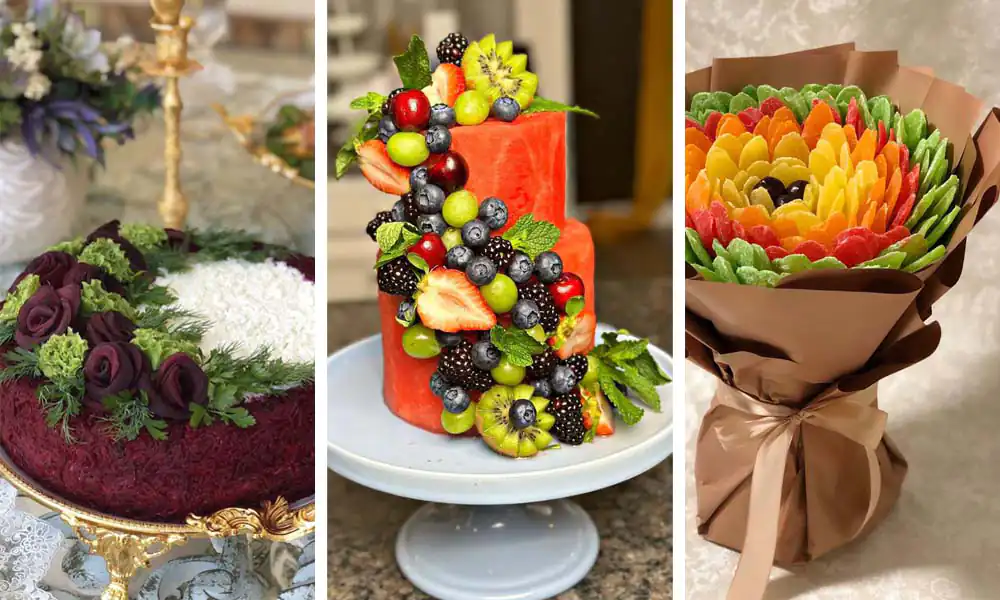 تزیین خوراکی های شب یلدا