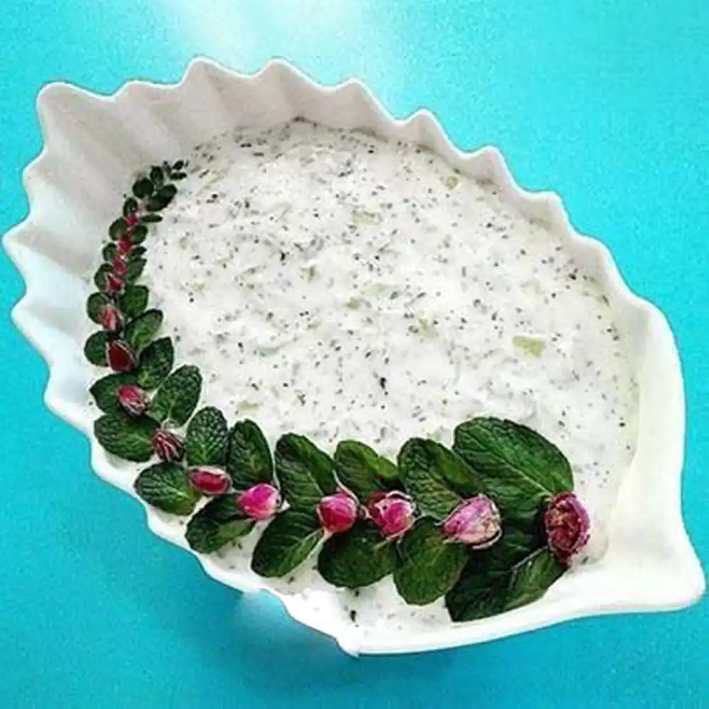 تزیین ماست برای مهمانی