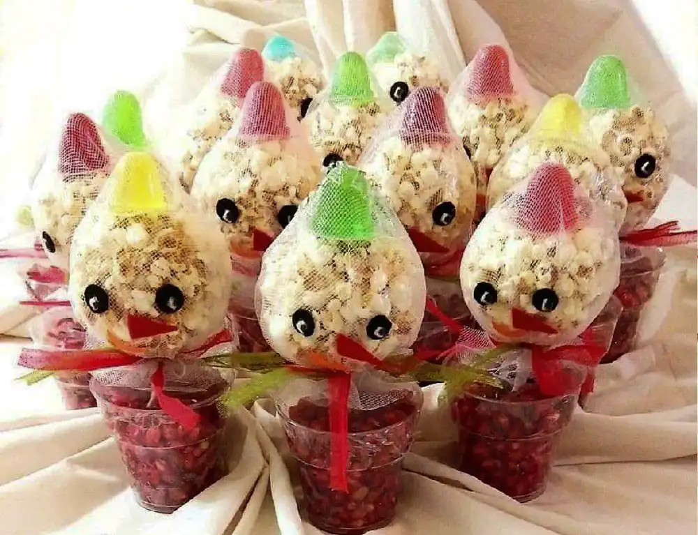تزیین میوه شب یلدا برای مدرسه