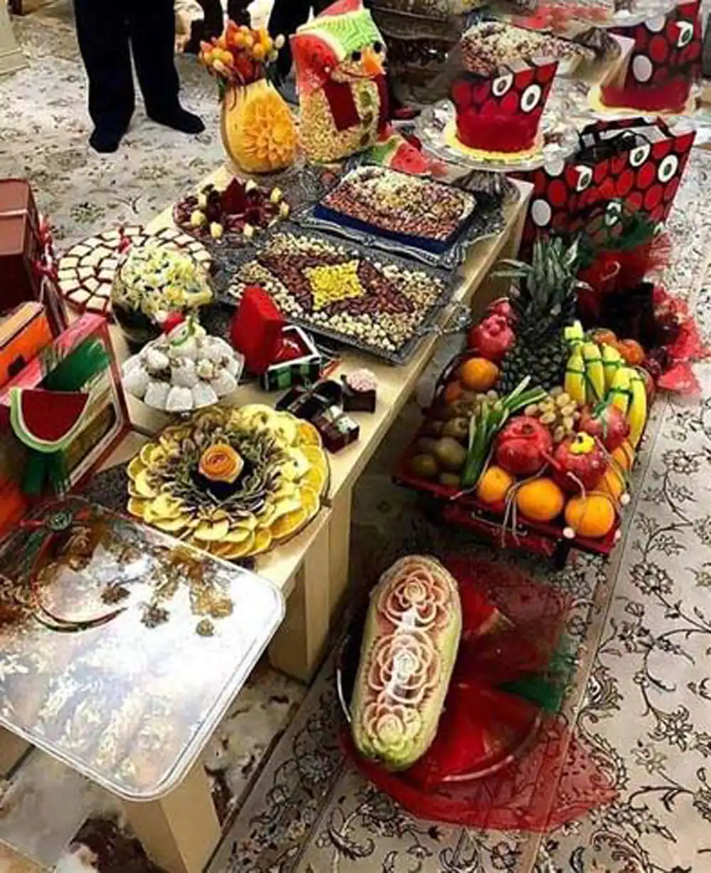 تم شب یلدا برای عروس