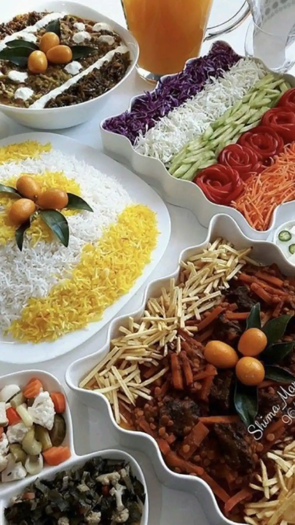 غذا برای مهمانی خانواده شوهر