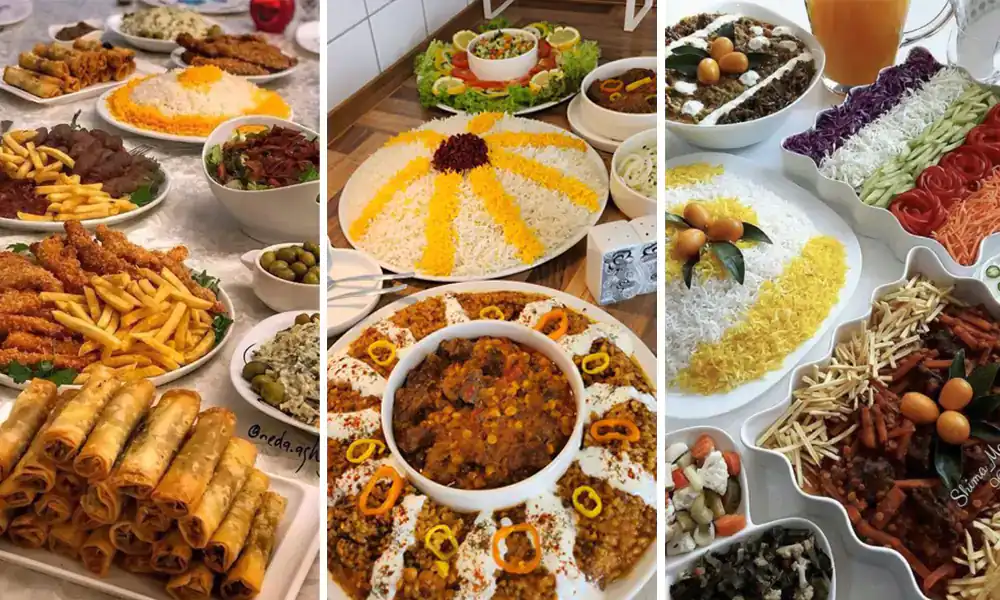 ایده تزیین غذا