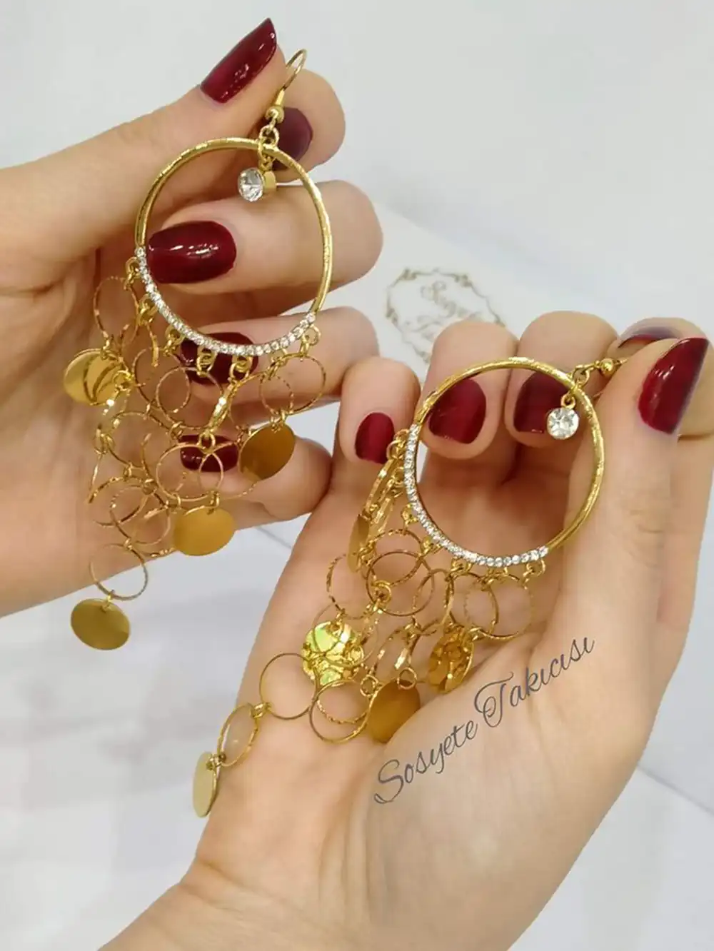 مدل گوشواره شرشره ای