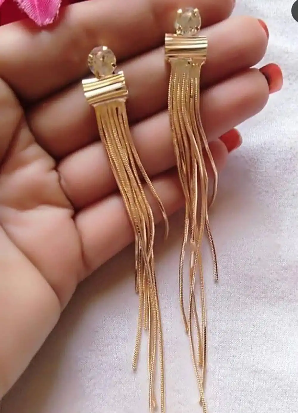 مدل گوشواره شرشره ای