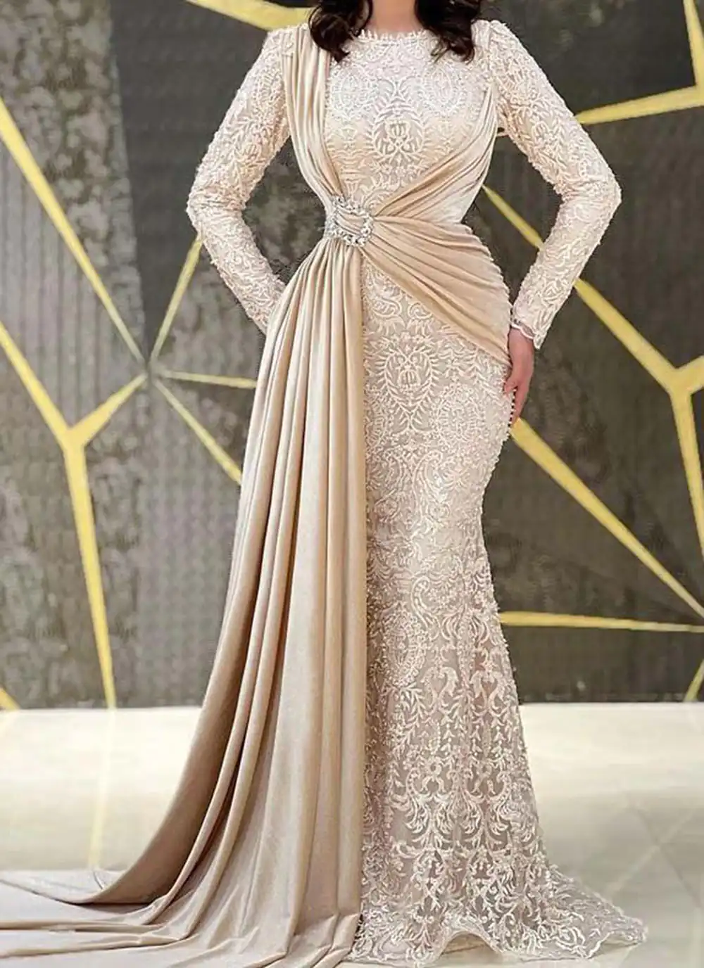 مدل لباس مجلسی پوشیده لاکچری