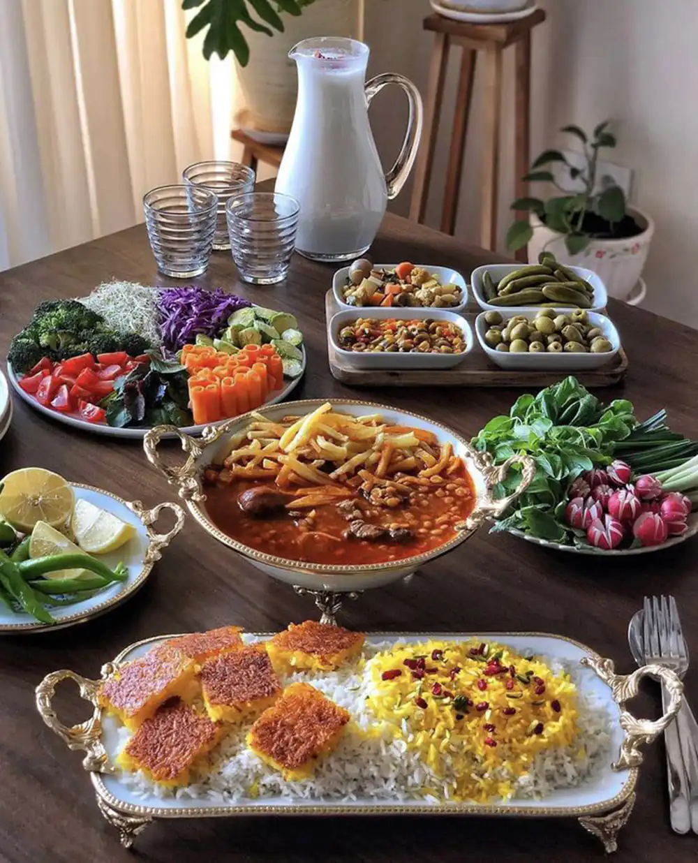 پذیرایی از مهمان برای شام