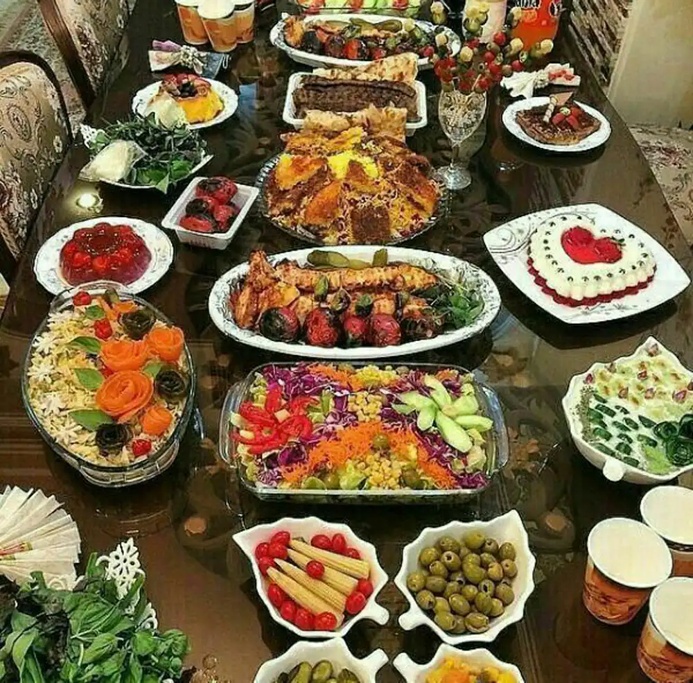 پذیرایی از مهمان برای شام