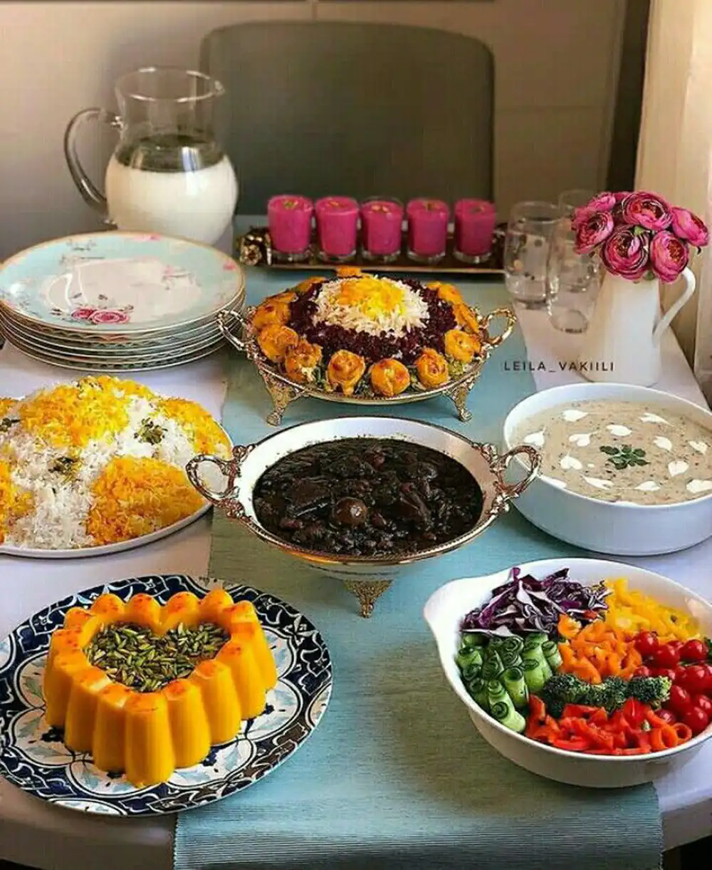 پذیرایی از مهمان برای شام