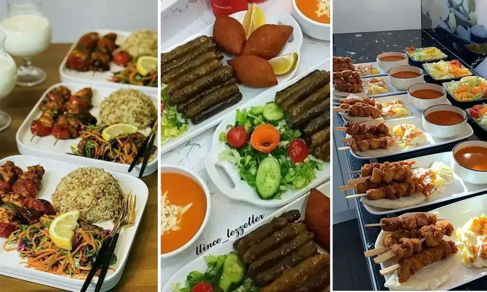 تزیین بشقاب غذا
