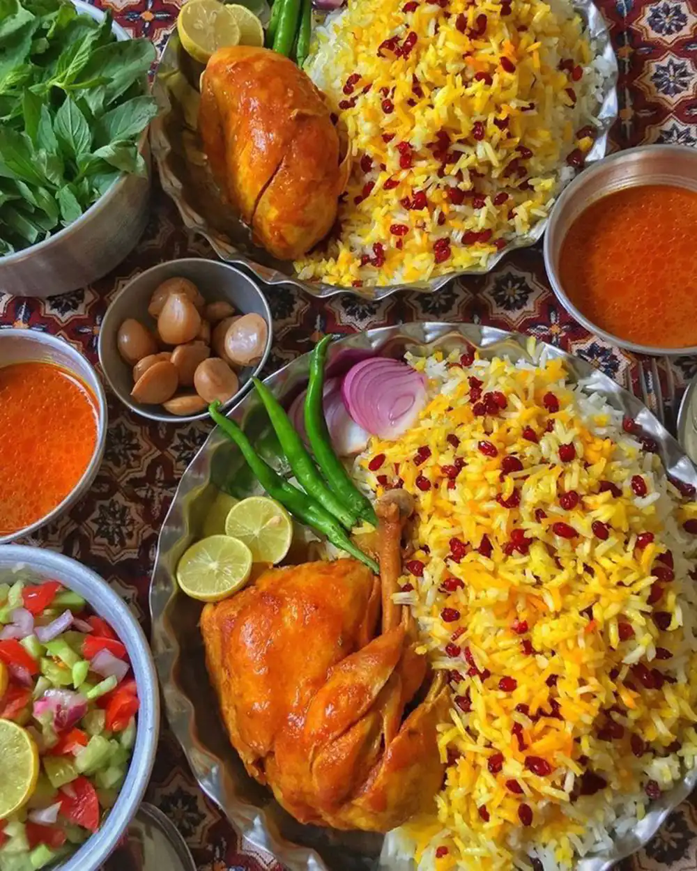 تزیین غذای ایرانی