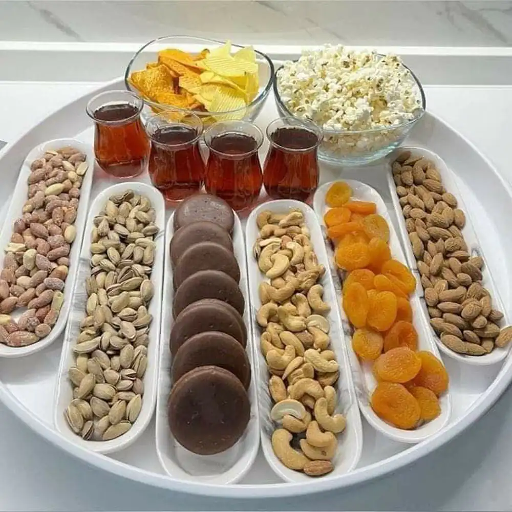تزیین میز پذیرایی مهمان