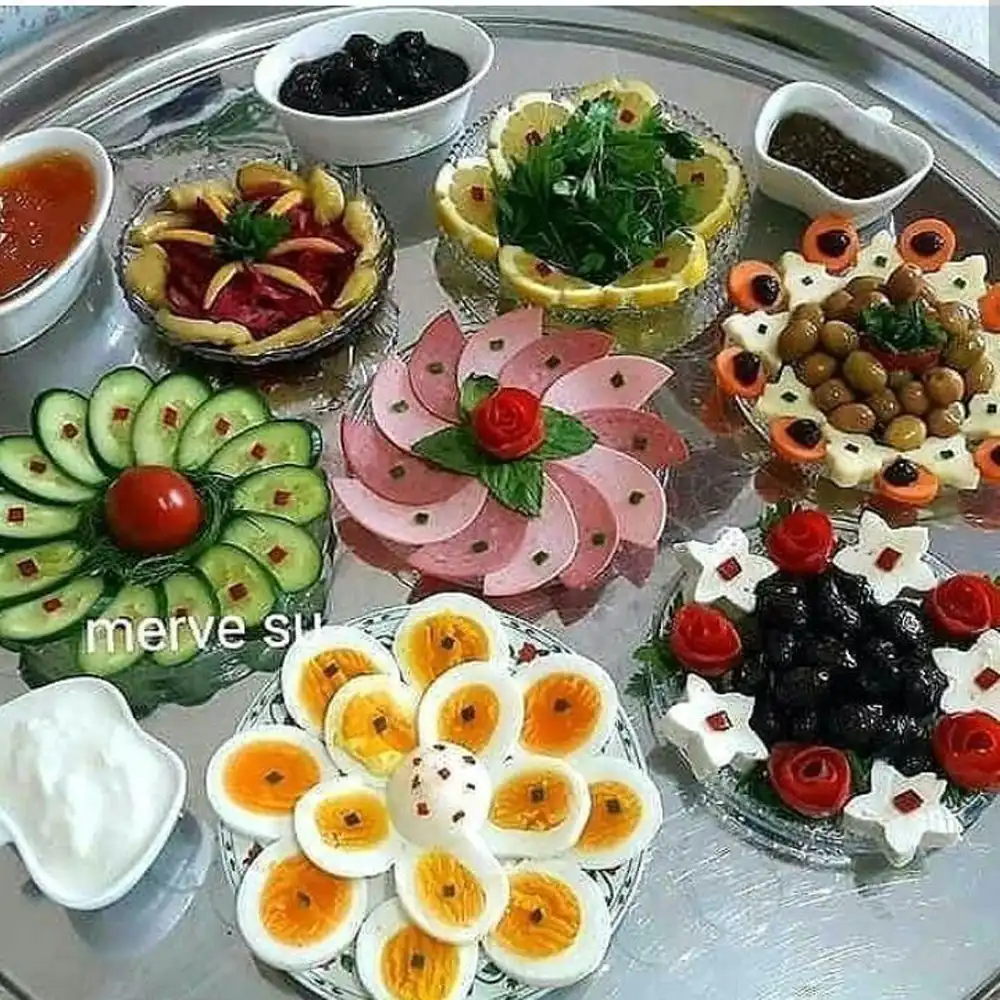 تزیین صبحانه سلامت شیک
