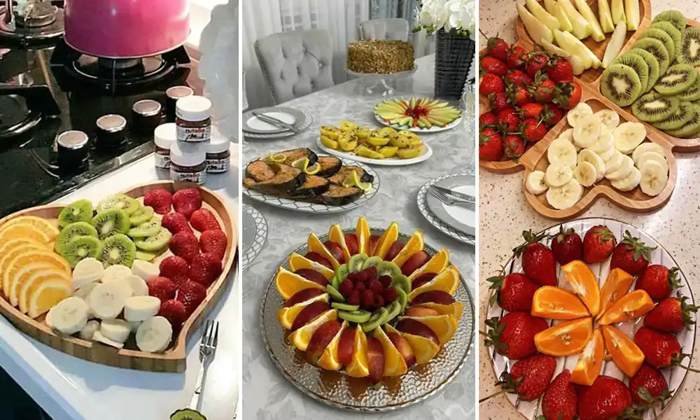 تزیین بشقاب میوه برای همسر