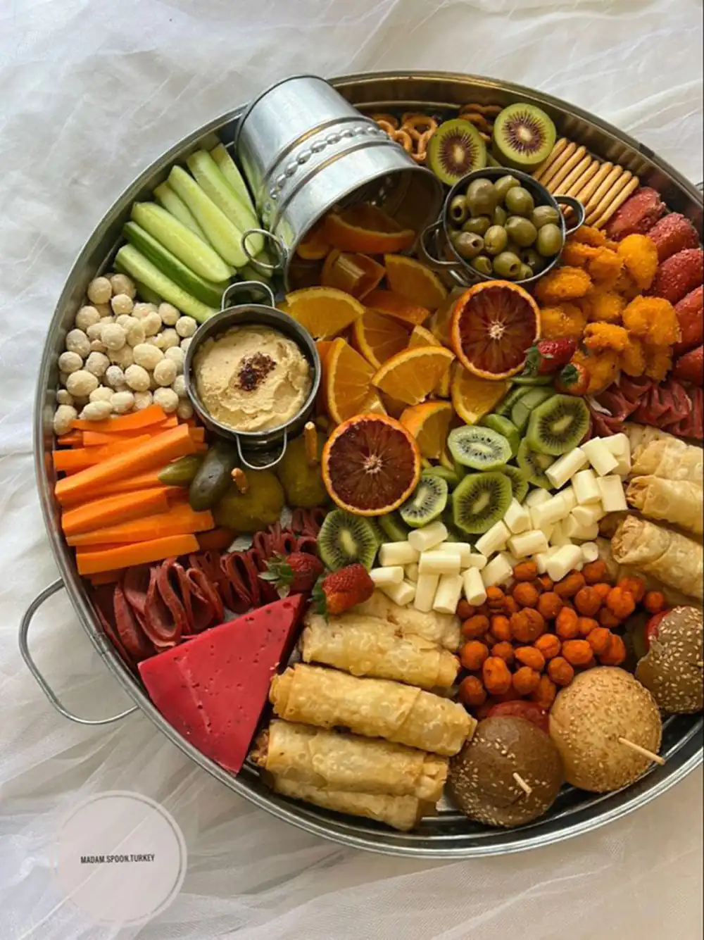 تزیین بشقاب میوه مهمان