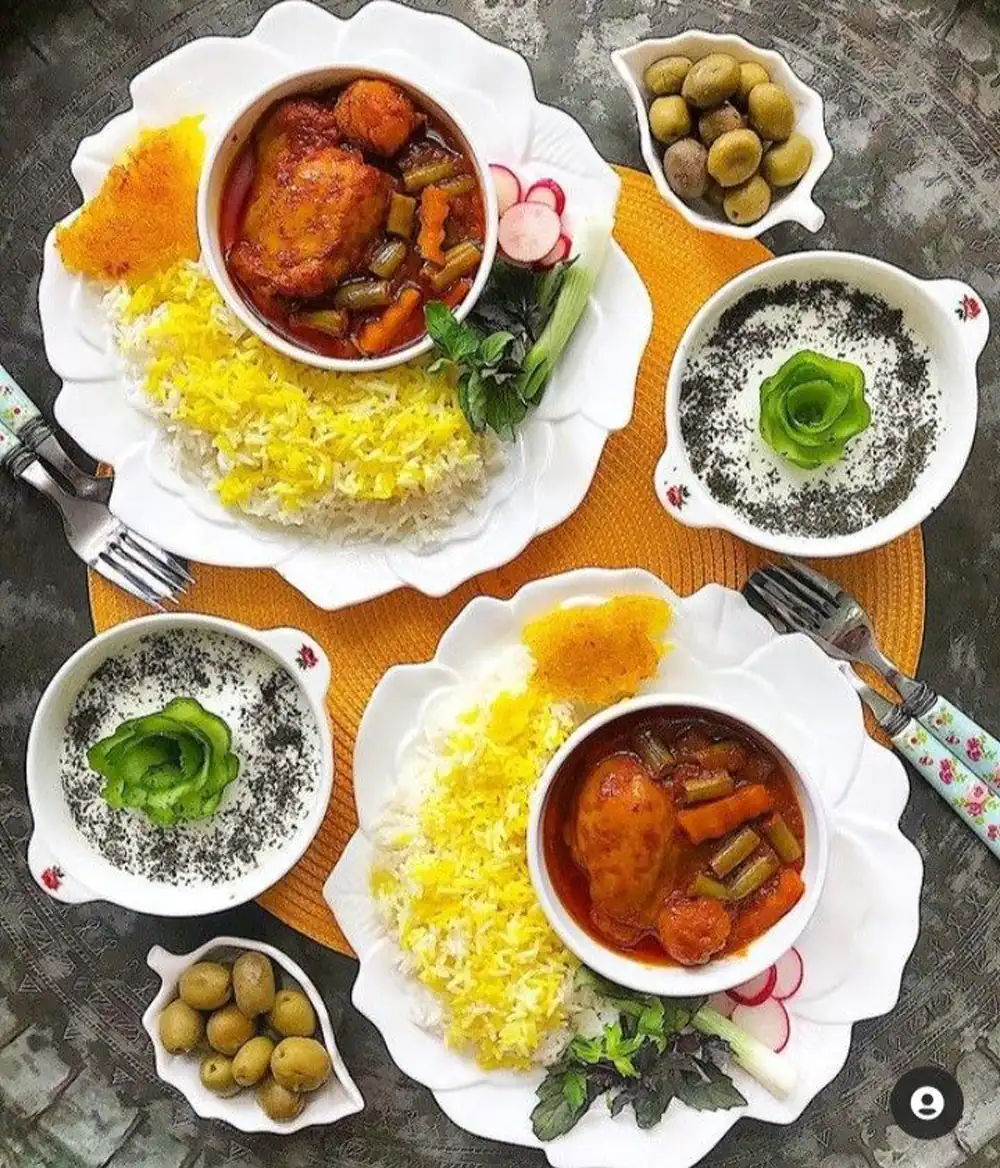 عکس شام دونفره عاشقانه