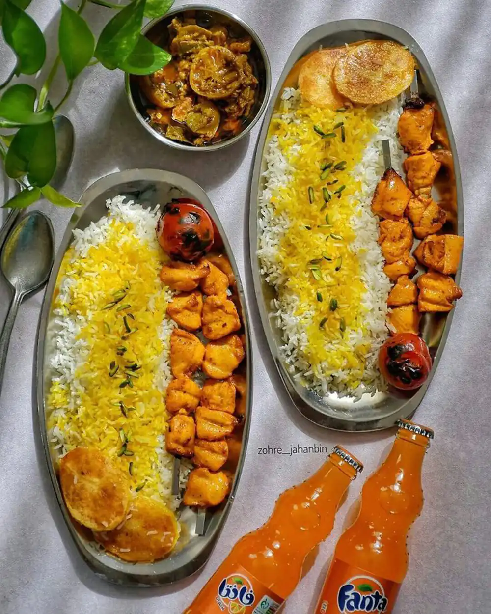 عکس شام دونفره عاشقانه