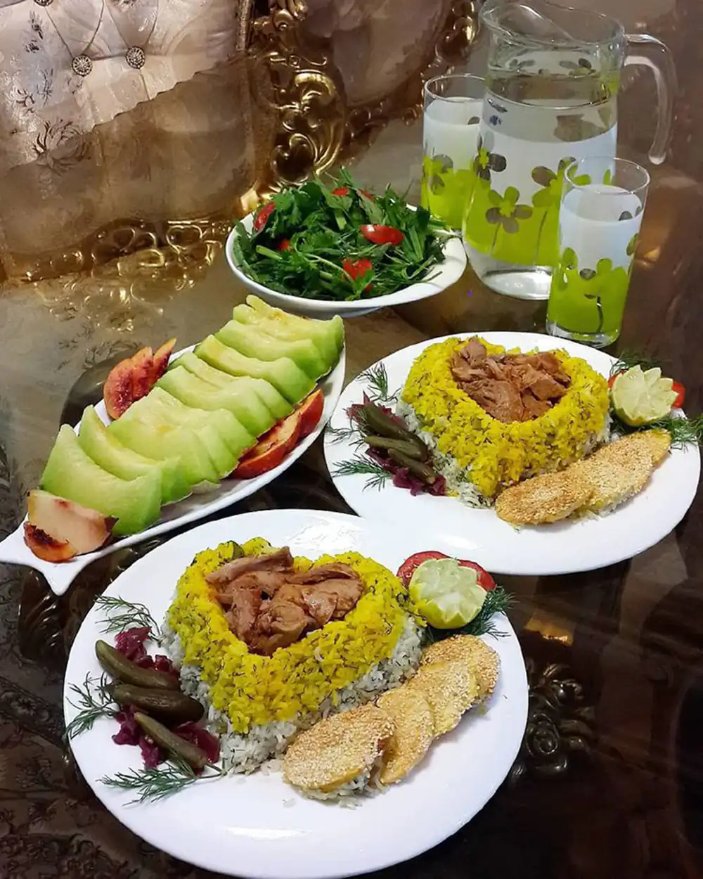 عکس شام دونفره عاشقانه