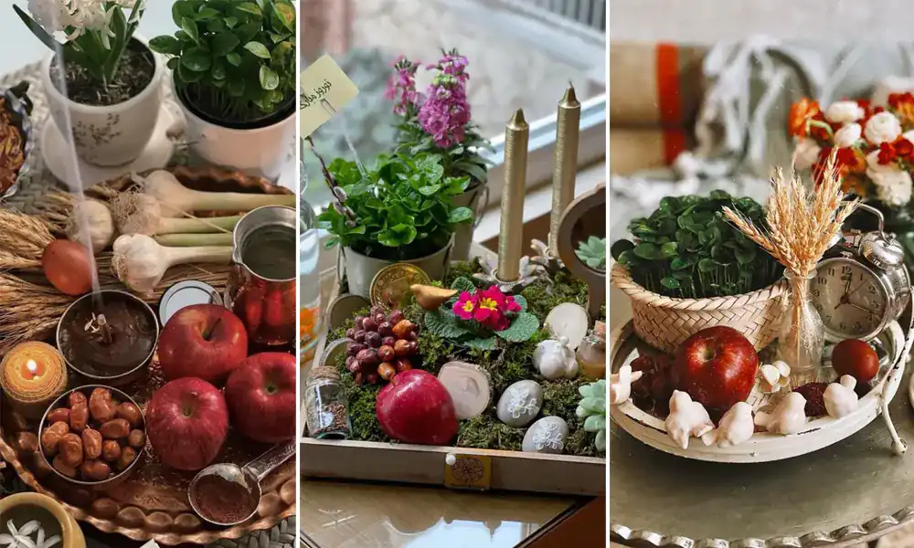 مدل هفت سین عیدی عروس