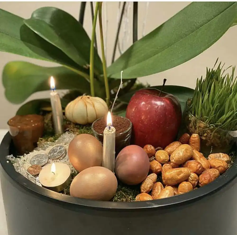 مدل هفت سین عیدی عروس