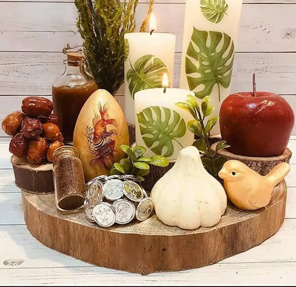 مدل هفت سین عیدی عروس