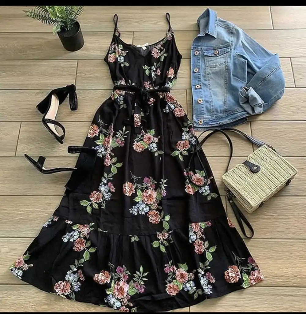 مدل پیراهن نخی برای منزل