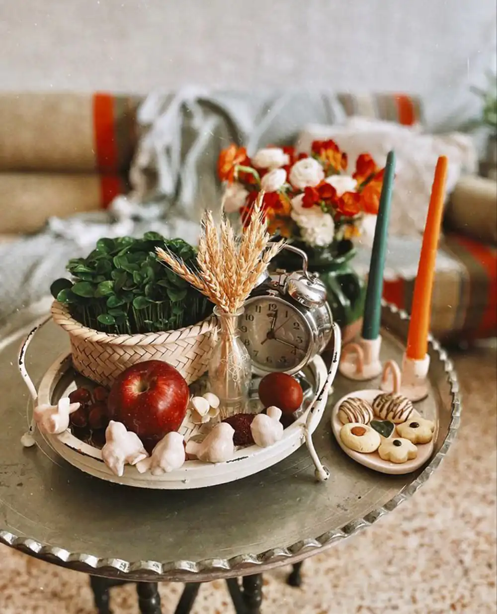 سفره هفت سین ساده و کم خرج