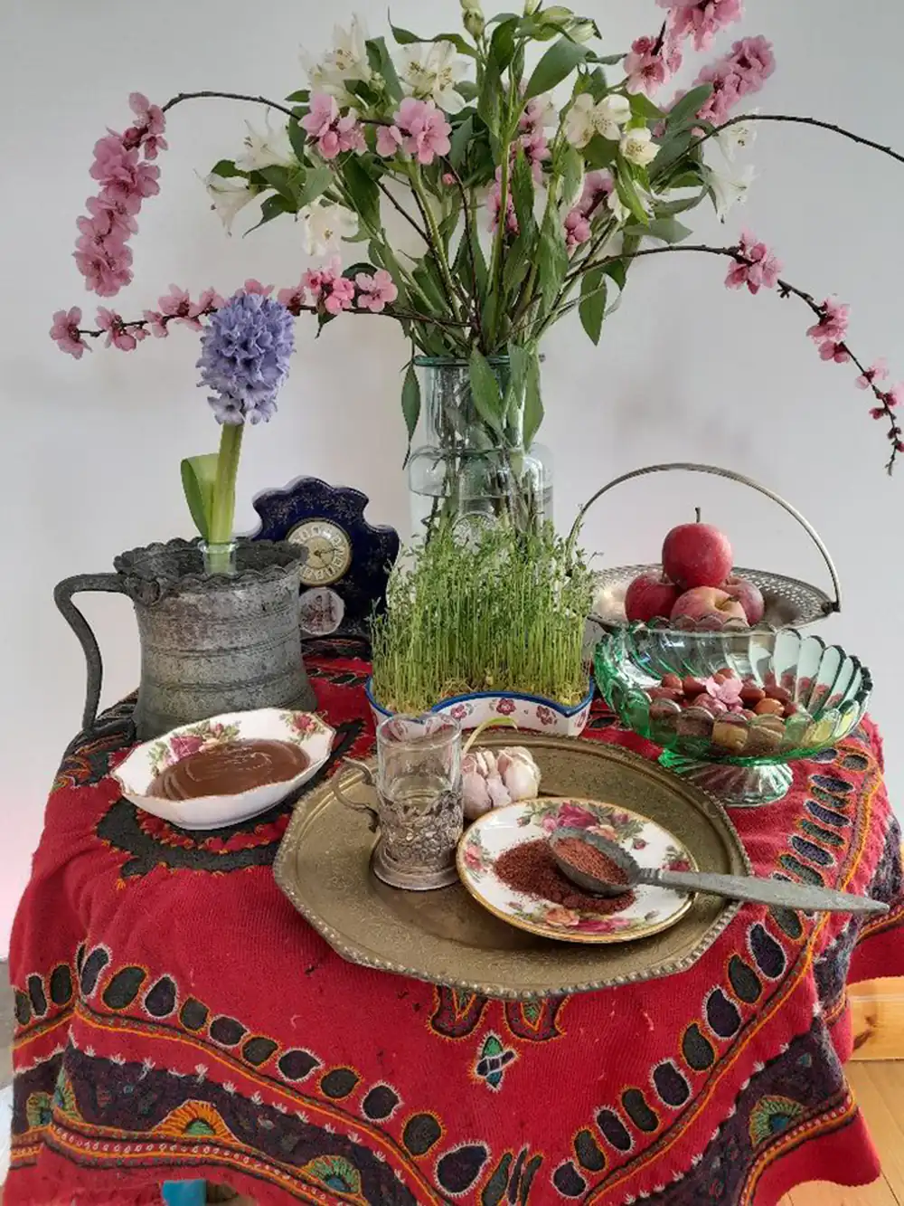 سفره هفت سین ساده و کم خرج