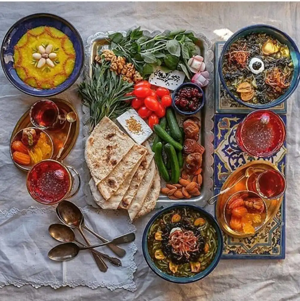 سفره افطاری ایرانی