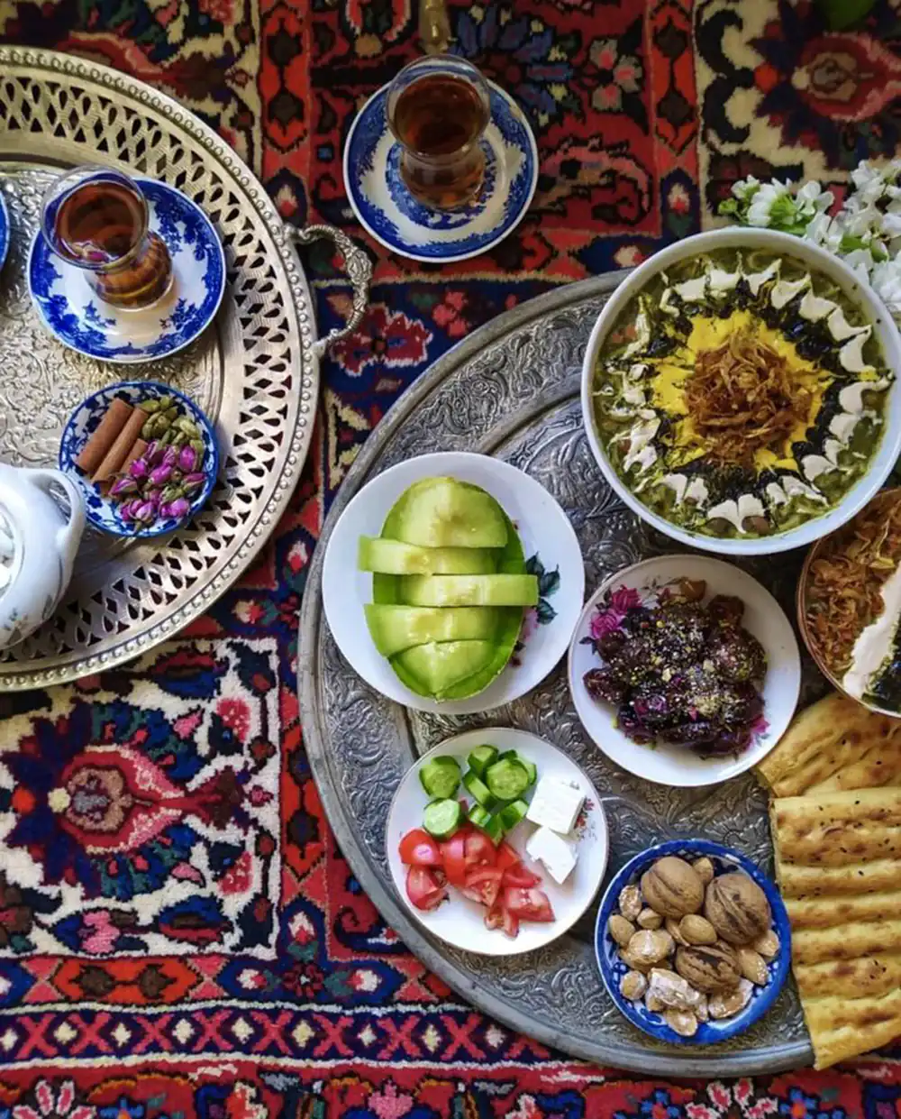 سفره افطاری ایرانی