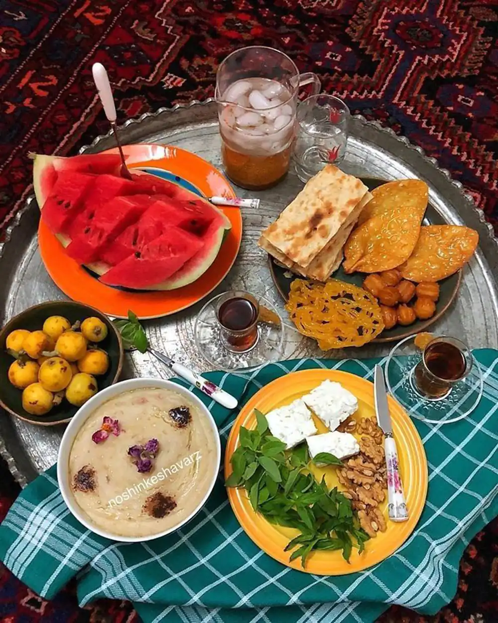 سفره افطاری ایرانی