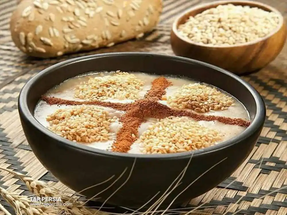 تزیین حلیم نذری