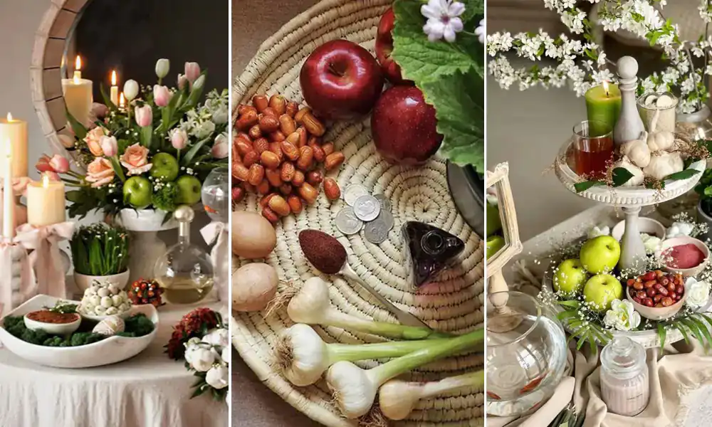 تزیینات برای سفره هفت سین