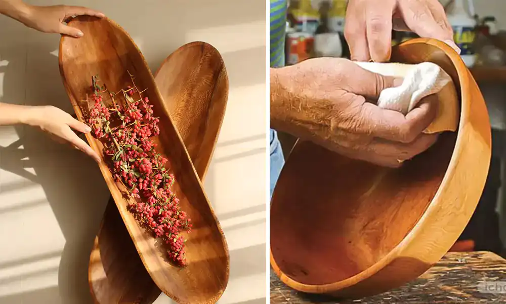 نکات نگهداری ظروف چوبی