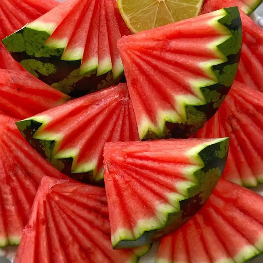 تزیین هندوانه ساده