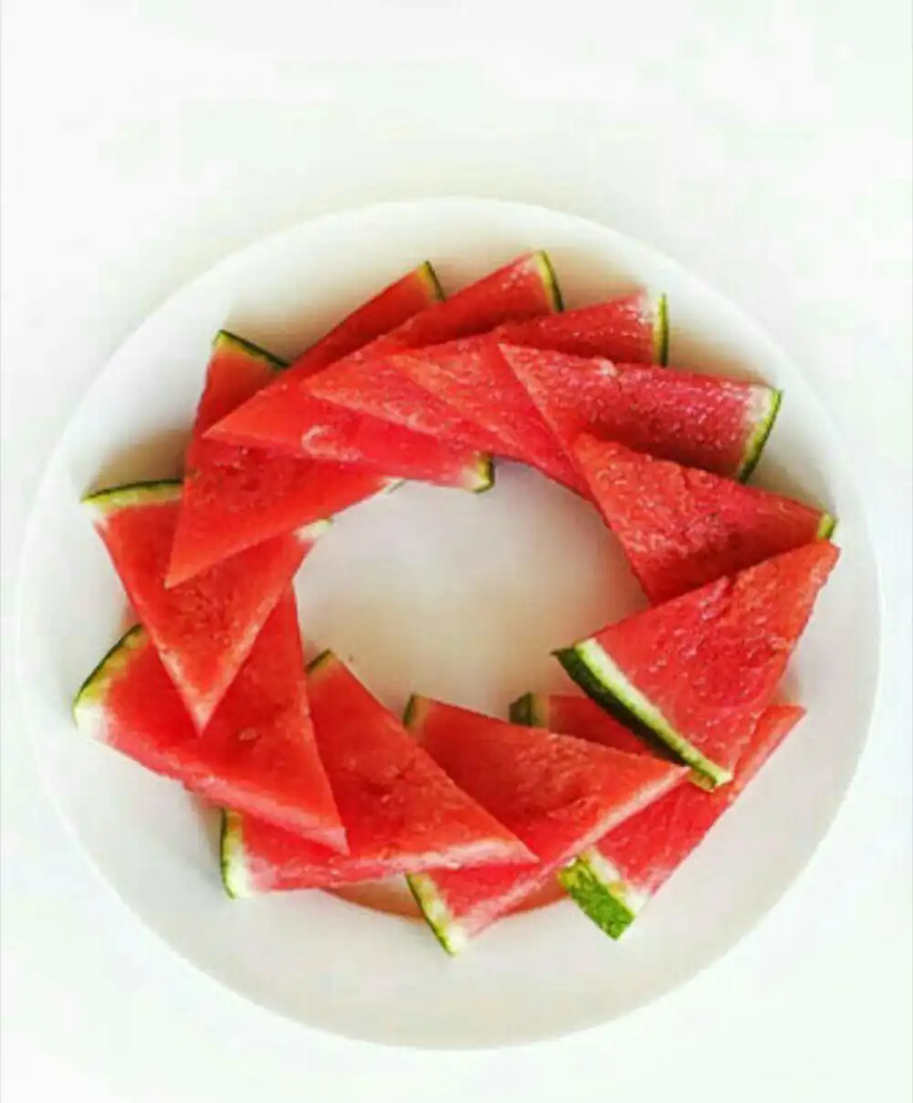 تزیین هندوانه ساده